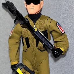 G.i. Joe Biden toy doll airforce flightsuit face (plastic hair) sunglasses with black boots full body in package gun 2028