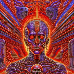 The Book Of Revelation, Horror, Hyperdetailed, Expansive, By Pedro Correa, By Android Jones, By Alex Grey, By Chris Dyer, By Aaron Brooks