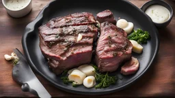 Pan Searing Beef Eye Rib Steak with Garlic, Butter and Thyme