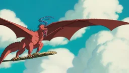 dragon in a big cloud