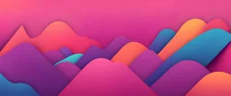Retro grainy background pink magenta blue purple red orange abstract shapes noise texture summery banner header poster design