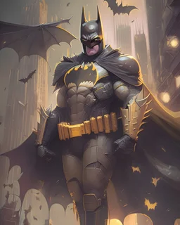 Batman arte anime