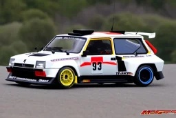 Renault 5 turbo car , rally