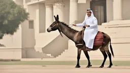 السيسي راكب حمار بلعكس