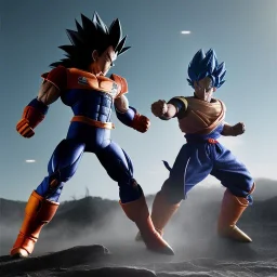 Goku vs vegeta as a real person