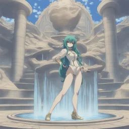 Lady of the Fount shin megami tensei 3 fountain fountain she takes money more money on the ground