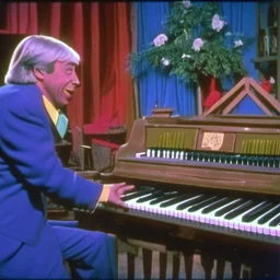 Matlock tv show, playing piano