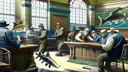 fishing club in court