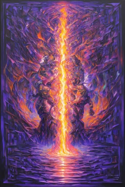 Chamber of the Violet Flame; Expressionism; Dynamic cubism