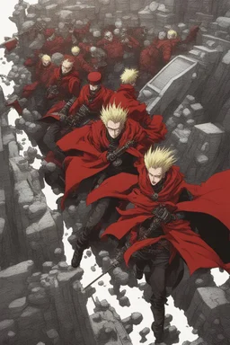 The Vash Stampede in the blood