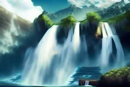 Epic waterfall