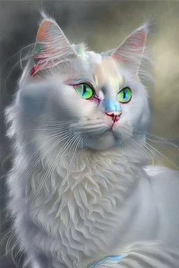 white cat