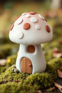 تصميم شكل عيش الغراب علي شكل بيت