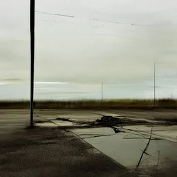 Minimal abstract oil paintings desolate 1960s carpark concrete fragments. style of Justin Mortimer and Francis Bacon.