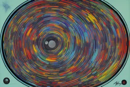 round pop art cloud by Richard Hamilton