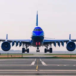 Image of a plane about to take off from the ground