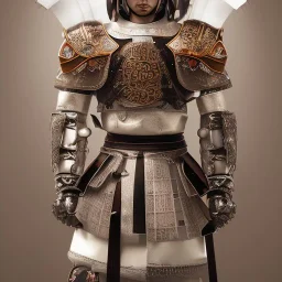 beautiful smooth realistic Japanese samurai robot, run on dark cosmos background, cat еye, extremely sharp detail, finely tuned detail, ultra high definition, 8 k, unreal engine 5, ultra sharp focus, accurate sword wings, positive smile, lot of details, fit within portrait, Ambiance dramatique