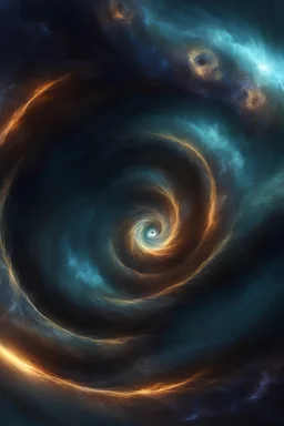 Swirling whirlpool in space fractals beautiful space like nebula iris deep fractals into infinite divine beauty