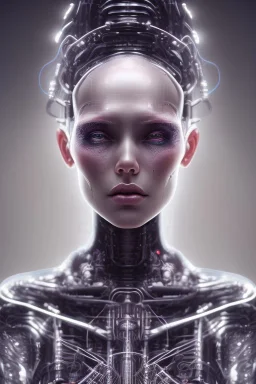 cyberpunk, head, women, portrai, open mouth, perfect skin, tron, cyborg , perfekt, real, dream, hr giger