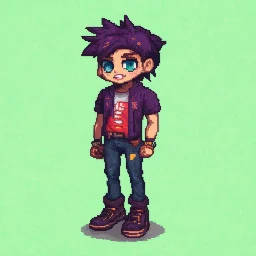 2-d pixel crypto punk named kenn