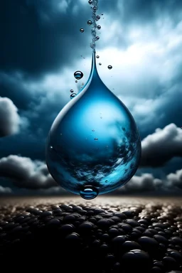 waterdrop infinity universe clouds