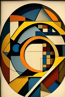 Squared circle; cubism