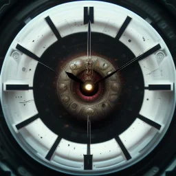 eye shape clock, time, Unreal Engine 5, lens macro,sharp focus, realistic, hyper detailed