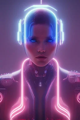 cyberpunk, head, women, portrai, tron