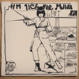 Back in 1976, shortly after this song hit the airwaves, Ronnie the Jujitsu Girl was born. The idea hit me as I was eating cold leftover pizza for breakfast and I started doodling and writing on the back of the pizza box. Needless to say my sister caught me and taunted me without mercy but the idea of a schoolgirl who could defeat the monsters and demons and zombies at school - you might call them teachers - was, at the time, I thought an original idea. A decade and a half before Joss Whedon g