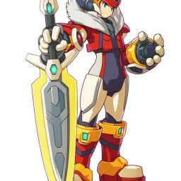 Megaman Zero Omega, High Definition, Clean Lines