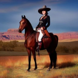 Full body portrait, painting, medium shot lady style of Wild Wild West