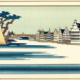 Ghent by Hokusai.