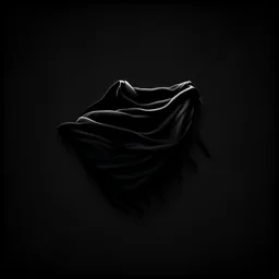 simple rag icon, black background
