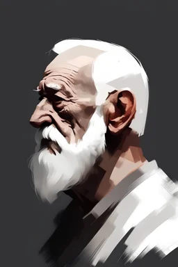 Minimalistic paint of old MAN