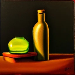 still life bottle