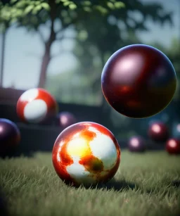 Ultra Realistic image, ball pool, highly detailed, unreal engine 5, RTX, ultra detail, volumetric lighting, finely drawn, high definition, high resolution.