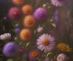 3d render of iridescent wildflowers, sunlight study, by rachel ruysch and jan davidsz de heem and (((((lisa frank))))), art nouveau, 8k, extreme detail, sharp focus, octane render