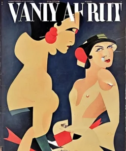 Front Cover of Vanity Fair. Art by "Eduardo García Benito" Benito. 30s of the twentieth century.