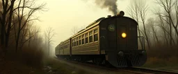 get aboard the rabbit train in the style of Rembrandt and Fallout 4