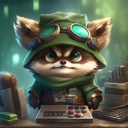 Teemo from League of Legends, as IT professional