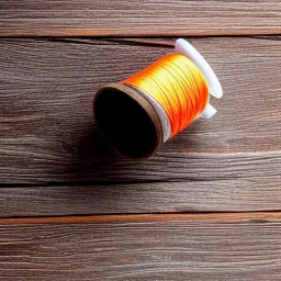 spool of thread on windowsill