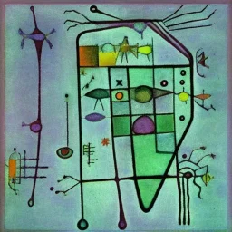 Cosmic Plankton by Paul Klee