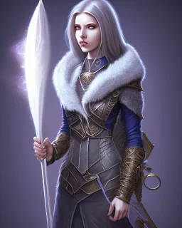 D&D character, female, vampire, druid, nature, galaxy cloak