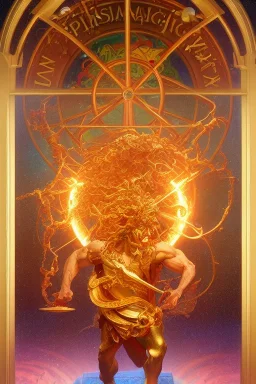 730512662 photorealistic fantasy illustration of I calculated a phantasm to glimpse Pythagoras's golden thigh While performing cult mathematics in the style of Dan Mumford, artgerm, Alphonse Mucha. HDR, dof, deep focus, hyper realistic, magic, mystical, 3d render, octane render, hypersigil