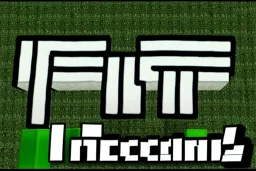 text saying "minecraft"