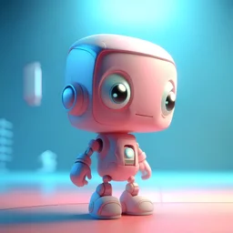 Tiny cute toy, standing character, soft smooth lighting, soft pastel colors, skottie young, 3d blender render, polycount, modular constructivism, pop surrealism, physically based rendering, square image​.