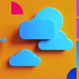 a simple micro-service deployed to a datacenter, cloud, security, attack vector, trending on Artstation, painting by Jules Julien, Leslie David and Lisa Frank, muted colors with minimalism