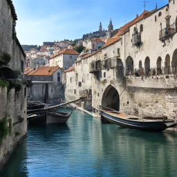 Within the medieval port