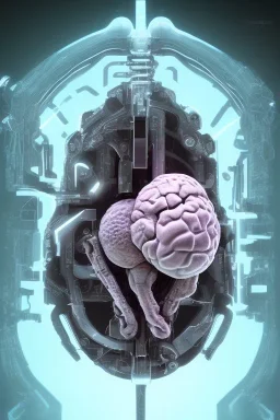 sheep brain cyborg, matrix style