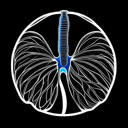 Lungs, Logo, 4k, high resolution